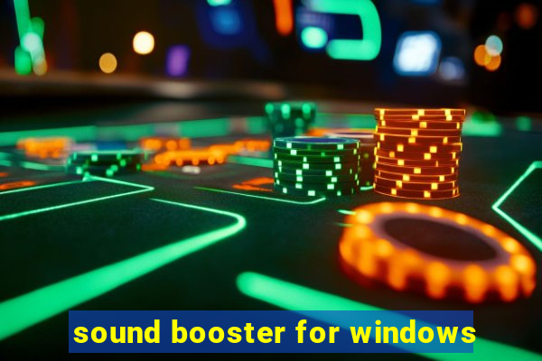 sound booster for windows